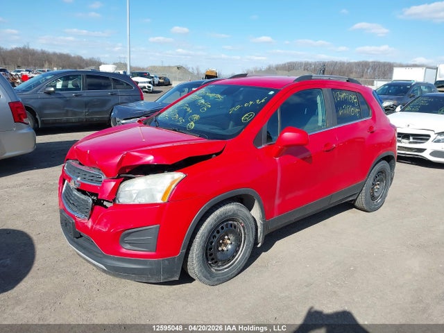 2014 Chevrolet Trax 1lt მანქანა იყიდება აუქციონზე, vin: 3GNCJLEBXEL217045, აუქციონის ნომერი: 12595048