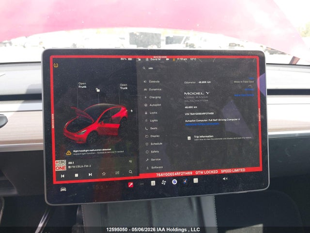 Tesla Model Y Long Range 2024 7SAYGDEE4RF211469 Image 7