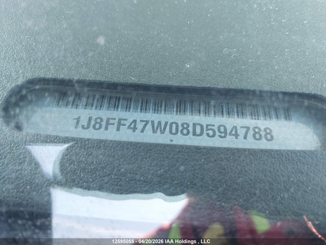 Продаж на аукціоні авто 2008 Jeep Compass Sport, vin: 1J8FF47W08D594788, номер лоту: 12595055