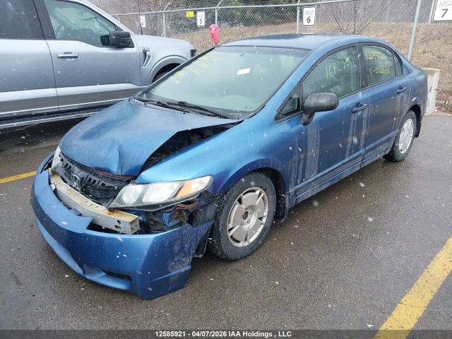 2009 Honda Civic Dx-g მანქანა იყიდება აუქციონზე, vin: 2HGFA164X9H026655, აუქციონის ნომერი: 12585921