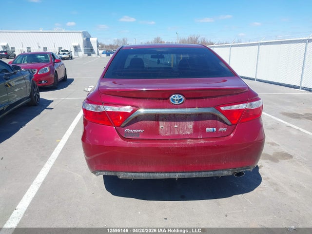 12595146 :رقم المزاد ، 4T1BD1FK6GU183608 vin ، 2016 Toyota Camry Hybrid/le/xle/se مزاد بيع