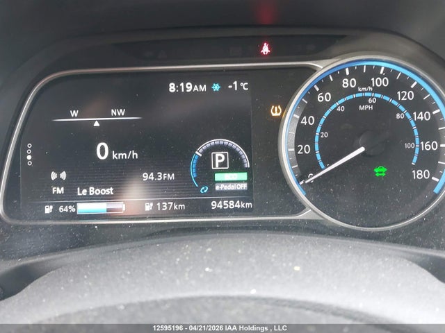 1N4AZ1CP5KC301010 Nissan Leaf S/sl/sv