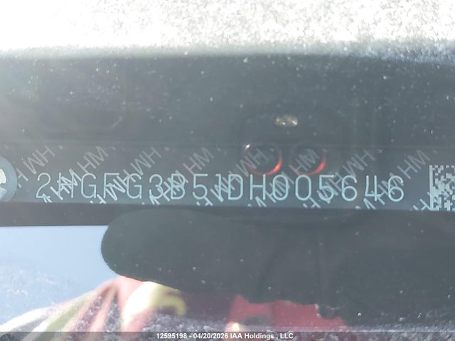 Aukcja sprzedaży 2013 Honda Civic Lx, vin: 2HGFG3B51DH005646, numer aukcji: 12595198