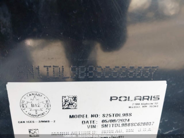 SN1TDL9B8SC628037 Polaris Polaris