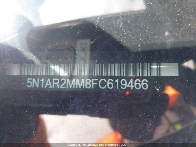 5N1AR2MM8FC619466 Nissan Pathfinder S/sv/sl/platinum