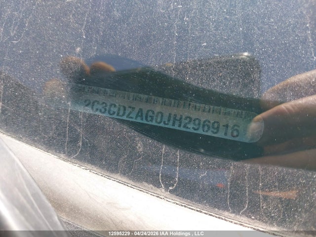 12595229 :رقم المزاد ، 2C3CDZAG0JH296916 vin ، 2018 Dodge Challenger Sxt مزاد بيع