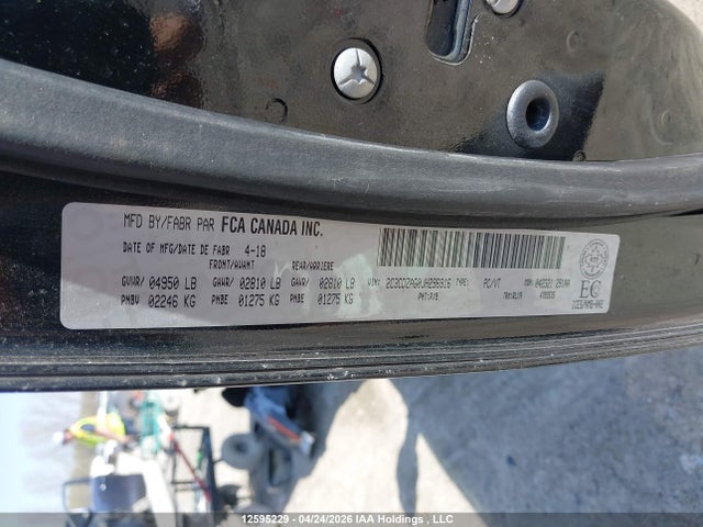 12595229 :رقم المزاد ، 2C3CDZAG0JH296916 vin ، 2018 Dodge Challenger Sxt مزاد بيع