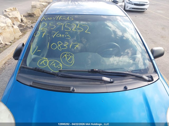 12595252 :رقم المزاد ، JTDKT923775108317 vin ، 2007 Toyota Yaris مزاد بيع