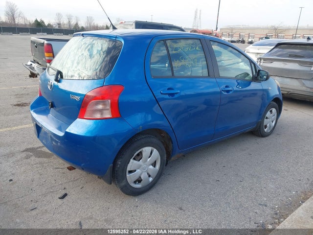 12595252 :رقم المزاد ، JTDKT923775108317 vin ، 2007 Toyota Yaris مزاد بيع