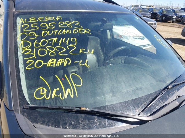 Продажа на аукционе авто 2009 Mitsubishi Outlander Se, vin: JA4MT31XX9Z607449, номер лота: 12595283