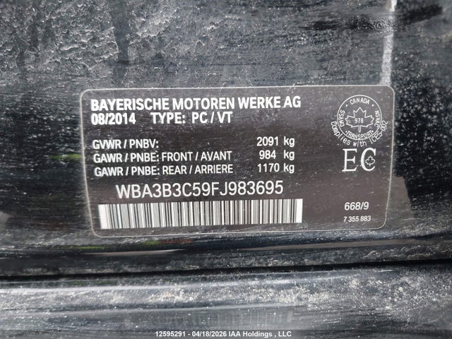 WBA3B3C59FJ983695 BMW 328 XI