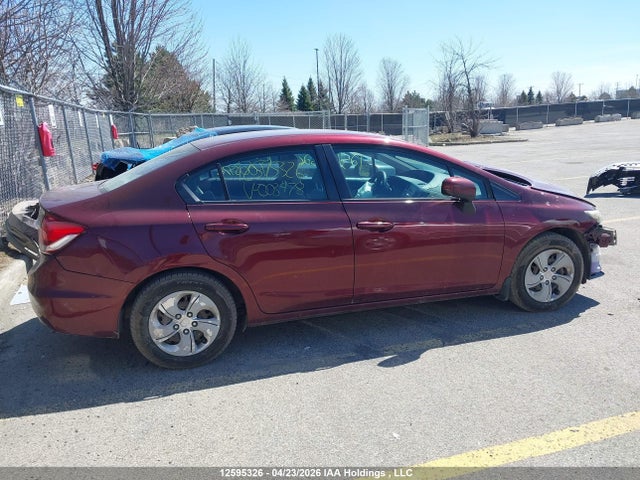 Продаж на аукціоні авто 2014 Honda Civic Lx, vin: 2HGFB2F42EH003478, номер лоту: 12595326