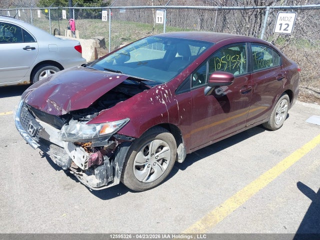 Продаж на аукціоні авто 2014 Honda Civic Lx, vin: 2HGFB2F42EH003478, номер лоту: 12595326