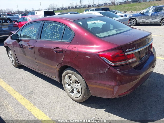 Продаж на аукціоні авто 2014 Honda Civic Lx, vin: 2HGFB2F42EH003478, номер лоту: 12595326