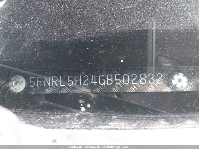 5FNRL5H24GB502832 Honda Odyssey