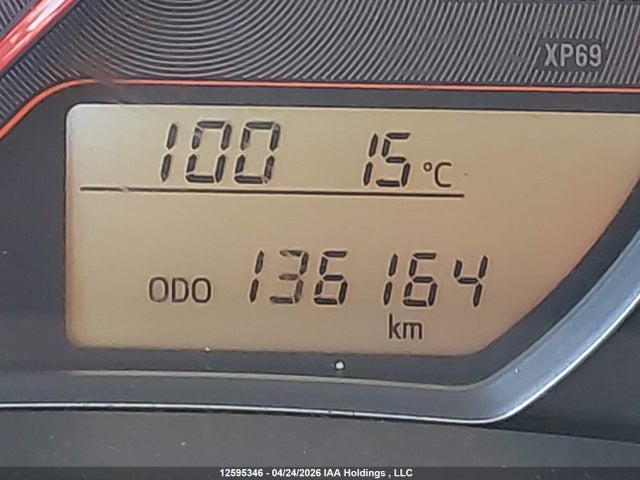 12595346 :رقم المزاد ، VNKKTUD39EA011180 vin ، 2014 Toyota Yaris مزاد بيع