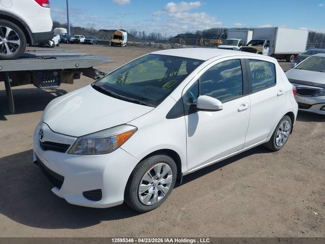 12595346 :رقم المزاد ، VNKKTUD39EA011180 vin ، 2014 Toyota Yaris مزاد بيع