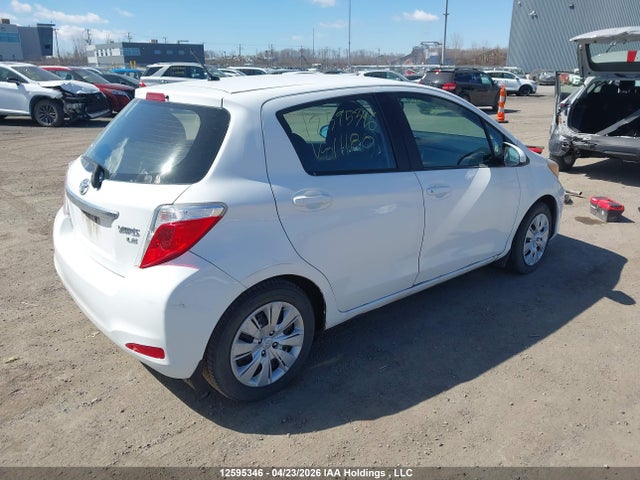 12595346 :رقم المزاد ، VNKKTUD39EA011180 vin ، 2014 Toyota Yaris مزاد بيع