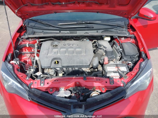 12595364 :رقم المزاد ، 2T1BURHE0JC027790 vin ، 2018 Toyota Corolla Le مزاد بيع