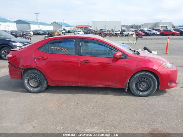 12595364 :رقم المزاد ، 2T1BURHE0JC027790 vin ، 2018 Toyota Corolla Le مزاد بيع