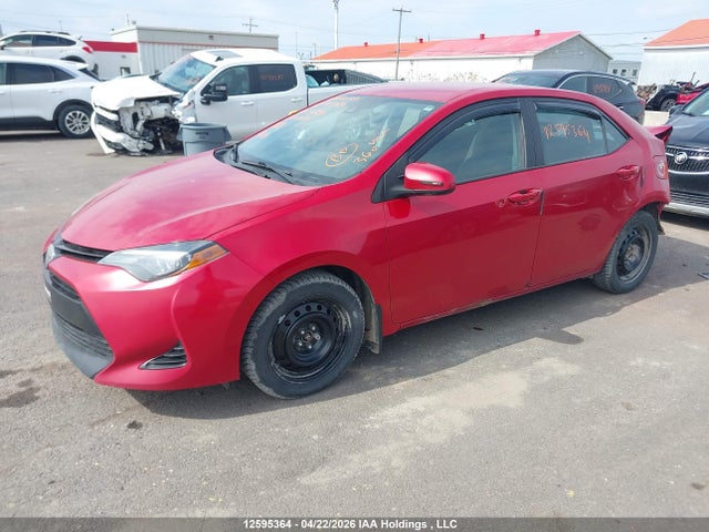 12595364 :رقم المزاد ، 2T1BURHE0JC027790 vin ، 2018 Toyota Corolla Le مزاد بيع