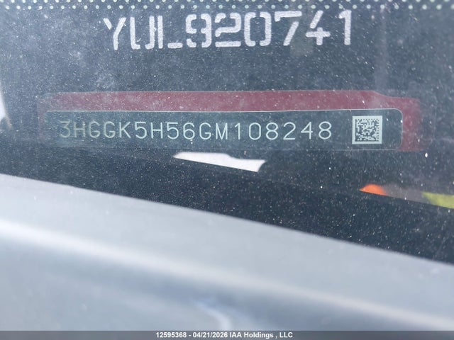 3HGGK5H56GM108248 Honda FIT LX