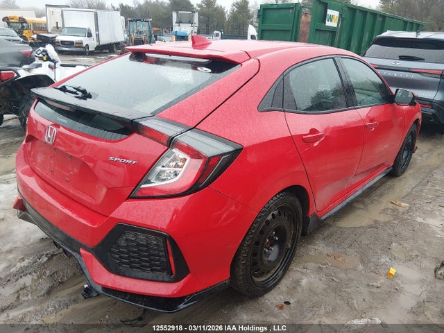SHHFK7G49JU307870 Honda Civic Sport