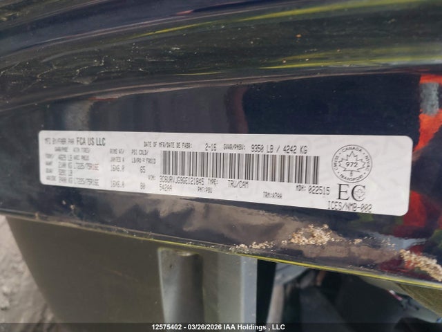 3C6URVJG9GE121845 RAM Promaster 3500 High Roof