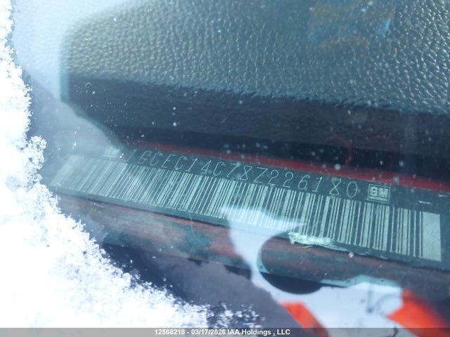 12568218 :رقم المزاد ، 1GCEC14C78Z226180 vin ، 2008 Chevrolet Silverado 1500 Lt/wt مزاد بيع