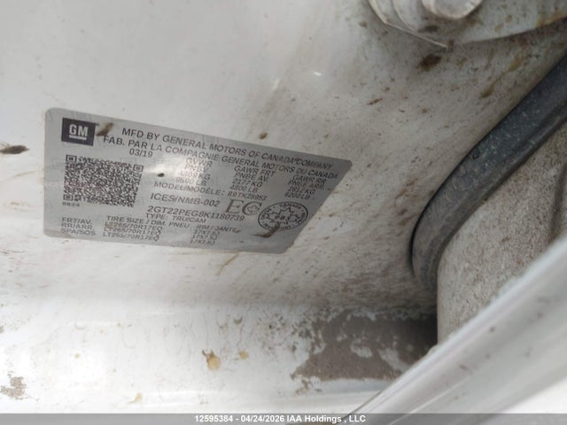 2GT22PEG8K1180739 GMC Sierra 2500hd Sle
