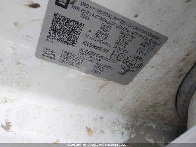 2GT22PEG8K1180739 GMC Sierra 2500hd Sle