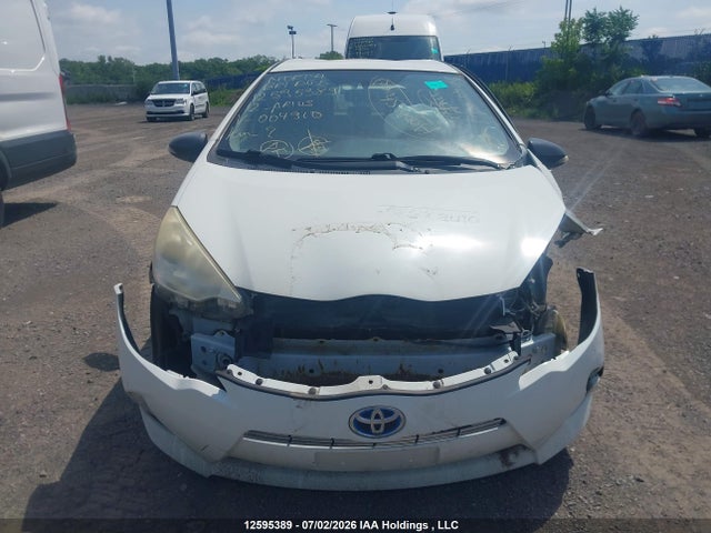 12595389 :رقم المزاد ، JTDKDTB37C1004910 vin ، 2012 Toyota Prius C Technology مزاد بيع