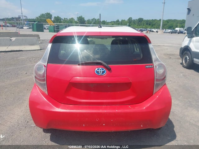 12595389 :رقم المزاد ، JTDKDTB37C1004910 vin ، 2012 Toyota Prius C Technology مزاد بيع