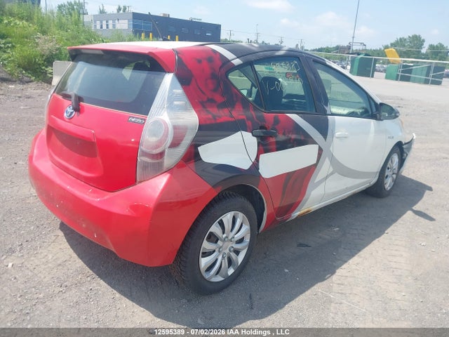 12595389 :رقم المزاد ، JTDKDTB37C1004910 vin ، 2012 Toyota Prius C Technology مزاد بيع