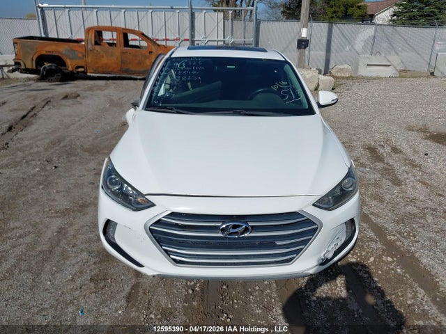 12595390 :رقم المزاد ، KMHD84LF7HU218647 vin ، 2017 Hyundai Elantra Limited مزاد بيع