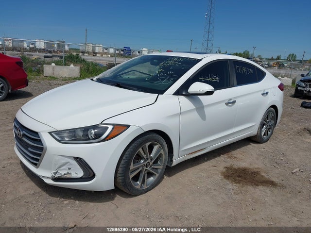 12595390 :رقم المزاد ، KMHD84LF7HU218647 vin ، 2017 Hyundai Elantra Limited مزاد بيع