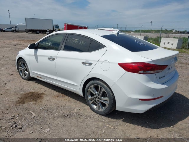 12595390 :رقم المزاد ، KMHD84LF7HU218647 vin ، 2017 Hyundai Elantra Limited مزاد بيع