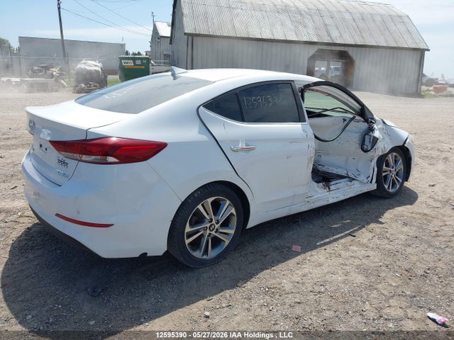 12595390 :رقم المزاد ، KMHD84LF7HU218647 vin ، 2017 Hyundai Elantra Limited مزاد بيع