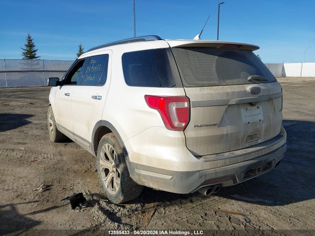 12595433 :رقم المزاد ، 1FM5K8HT2JGB81992 vin ، 2018 Ford Explorer Platinum مزاد بيع