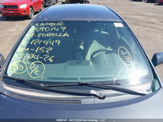 2009 Toyota Corolla Ce მანქანა იყიდება აუქციონზე, vin: 2T1BU40E99C121449, აუქციონის ნომერი: 12590147