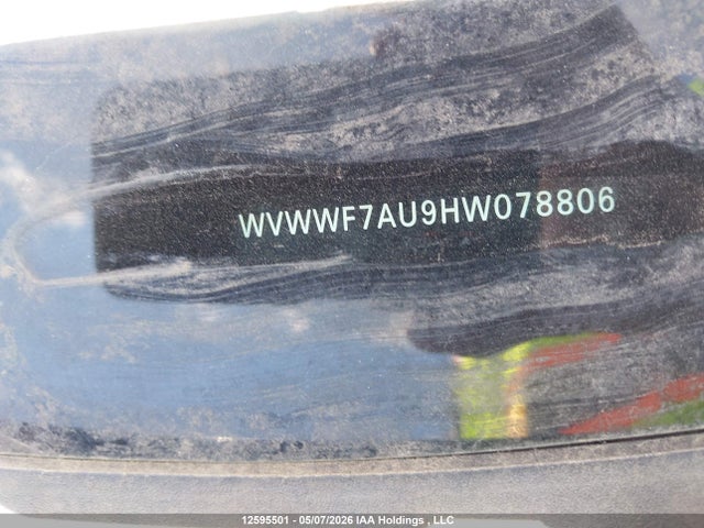 WVWWF7AU9HW078806 Volkswagen Golf R