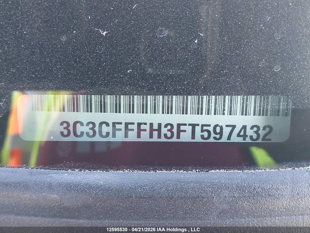 Fiat 500 ABARTH 2015 3C3CFFFH3FT597432 Image 17