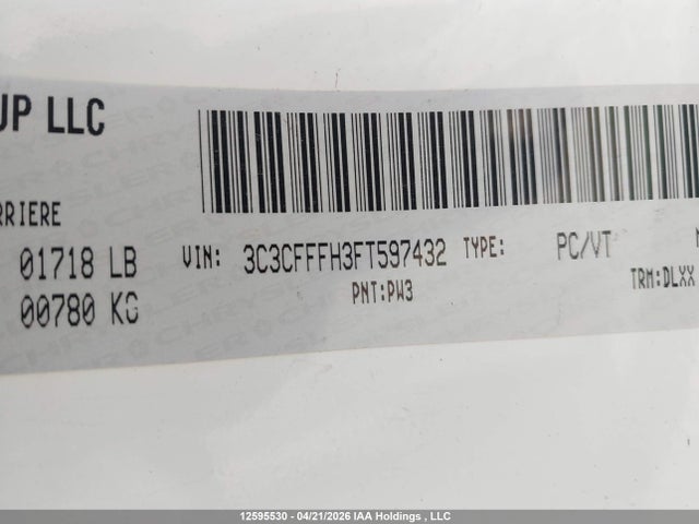 Fiat 500 ABARTH 2015 3C3CFFFH3FT597432 Image 9