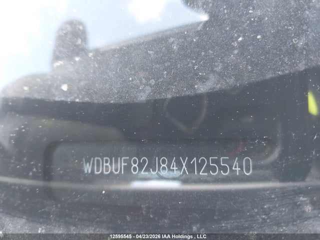 Aukcja sprzedaży 2004 Mercedes-benz E 320 4matic, vin: WDBUF82J84X125540, numer aukcji: 12595545