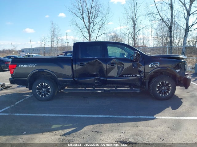 2018 Nissan Titan Xd Sl/pro-4x/plat Res/sv მანქანა იყიდება აუქციონზე, vin: 1N6AA1F42JN536208, აუქციონის ნომერი: 12595563