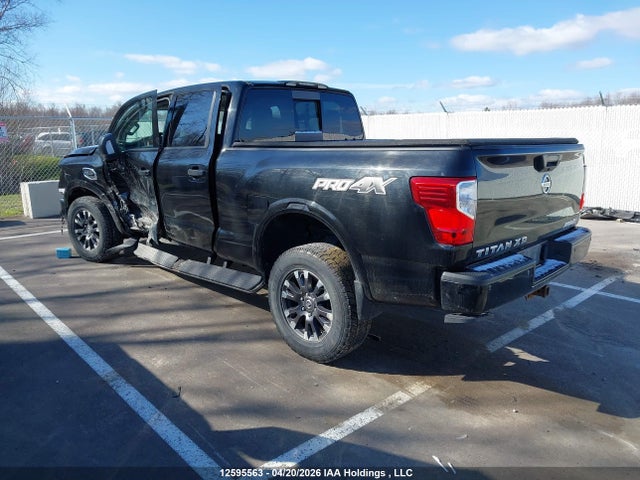 2018 Nissan Titan Xd Sl/pro-4x/plat Res/sv მანქანა იყიდება აუქციონზე, vin: 1N6AA1F42JN536208, აუქციონის ნომერი: 12595563