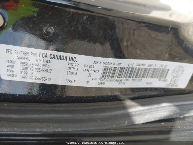 2C4RDGBG8GR346246 Dodge Grand Caravan Se