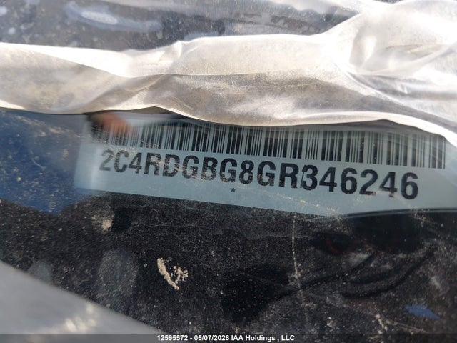 2C4RDGBG8GR346246 Dodge Grand Caravan Se