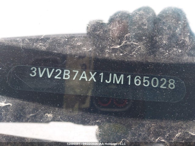 Aukcja sprzedaży 2018 Volkswagen Tiguan Comfortline, vin: 3VV2B7AX1JM165028, numer aukcji: 12595581