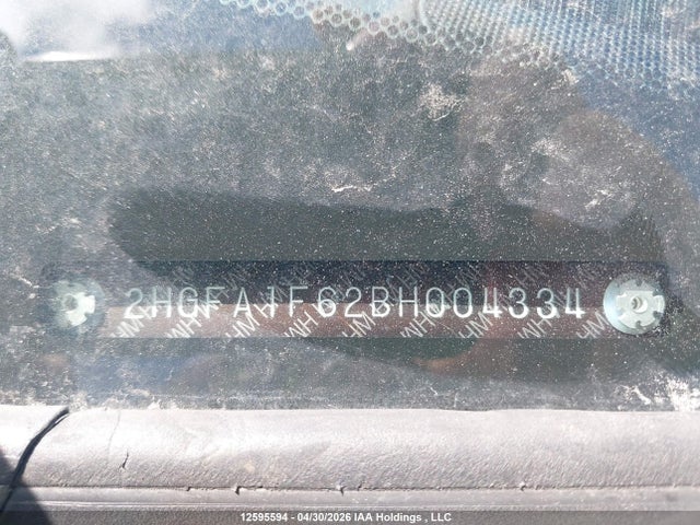 Продажа на аукционе авто 2011 Honda Civic Se, vin: 2HGFA1F62BH004334, номер лота: 12595594